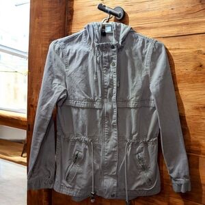 Pink Jean Jacket With Hoodie